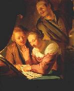 GREBBER, Pieter de Musical Trio oil painting